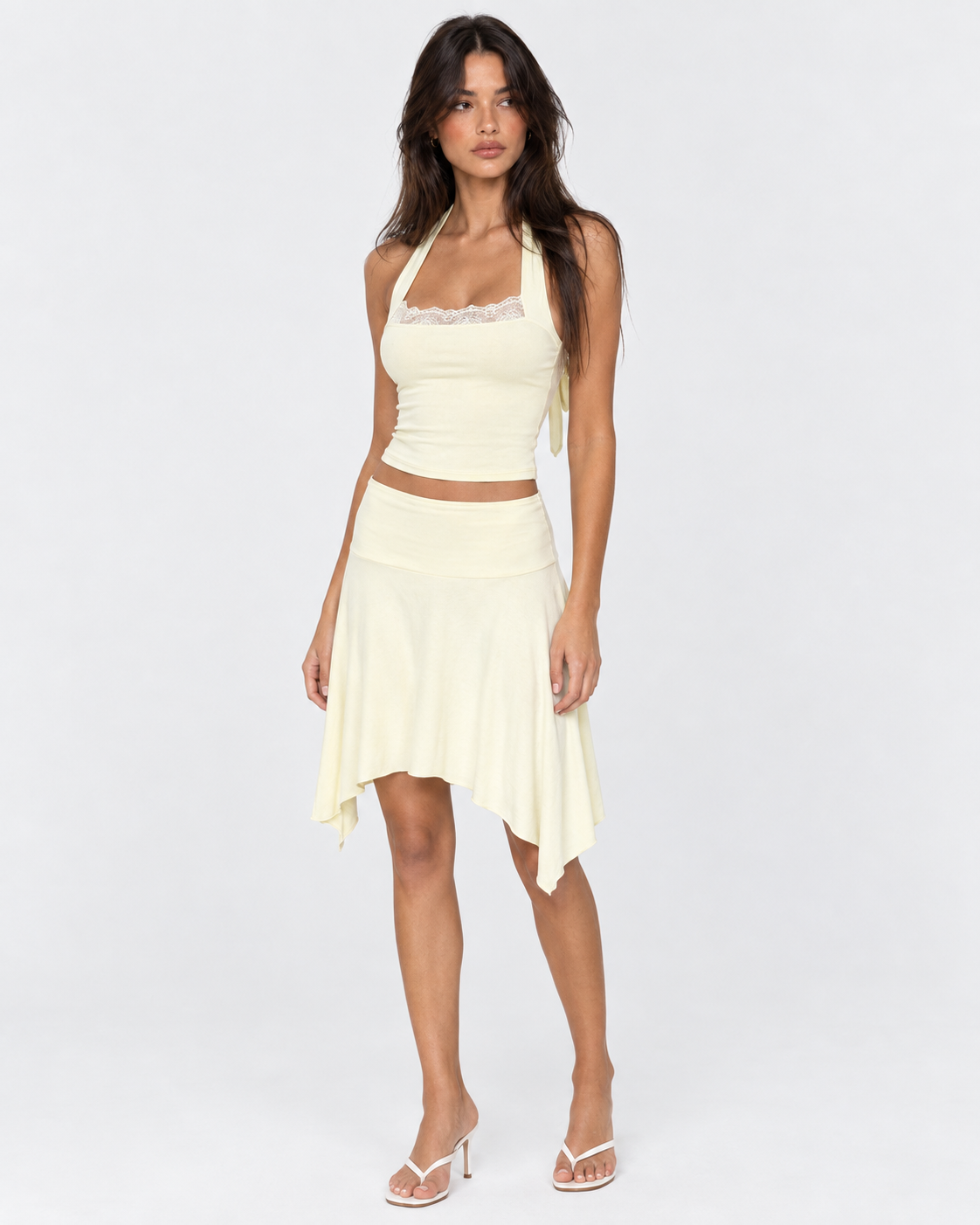 soft launch skirt set