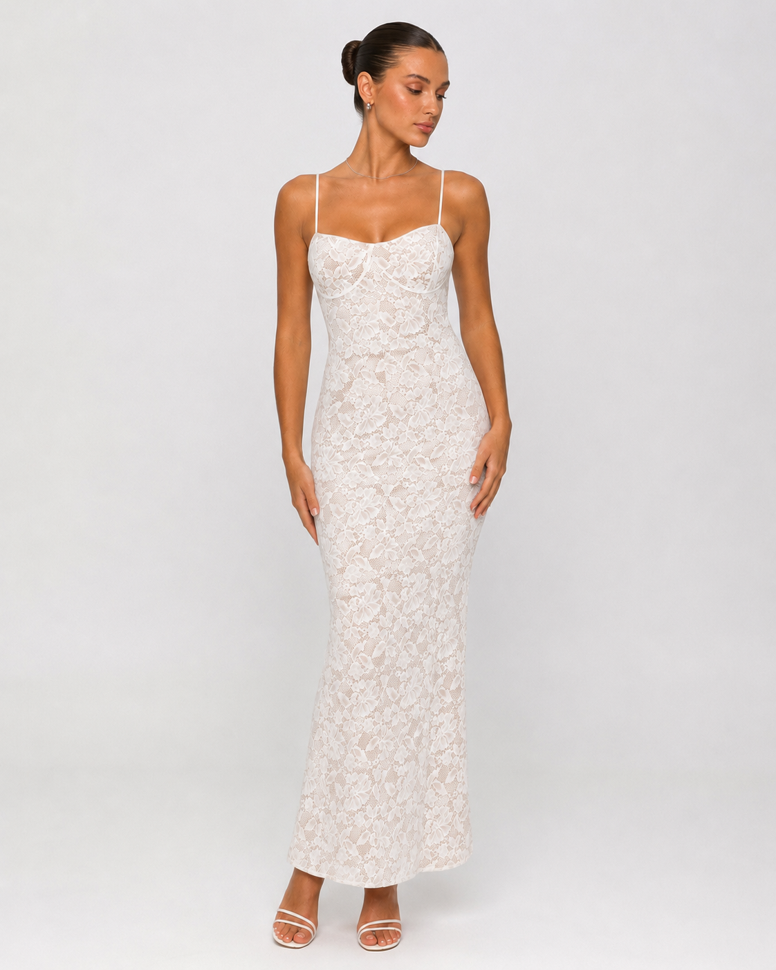 Vestido Largo Love Story Lace