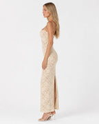 Vestido Largo Love Story Lace