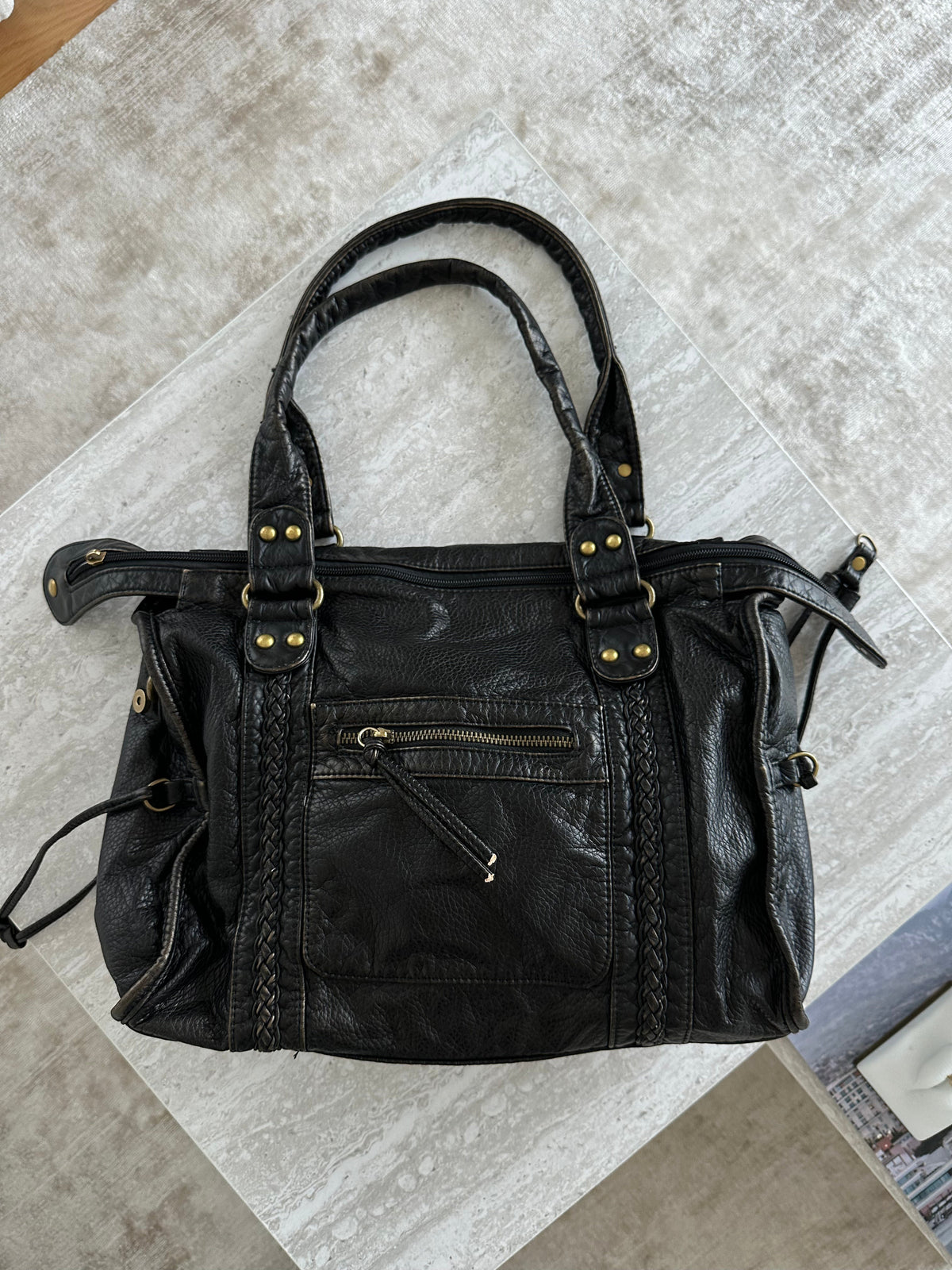 ARIA | Bolso de hombro de tejido vintage