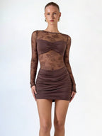 Vestido Corto Lace Rush