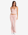 Conjunto Montiel Aura Soft de top halter y leggings