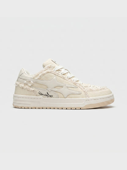 DCRB Ivory Croc Low Zapatillas