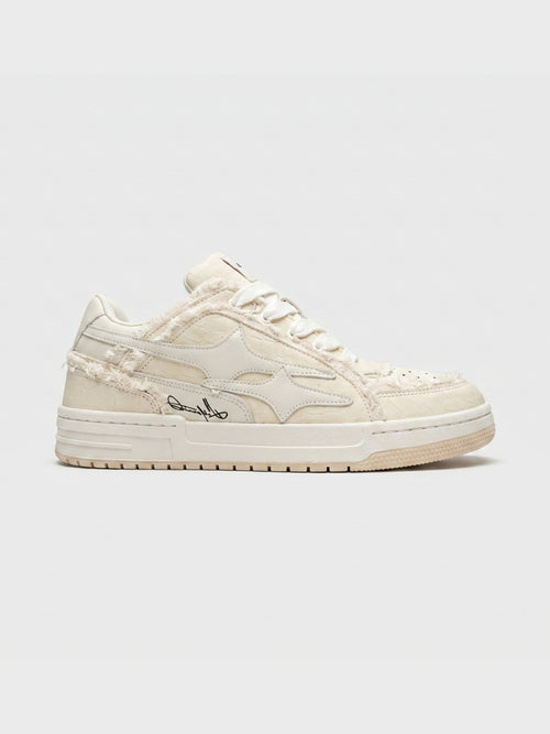 DCRB Ivory Croc Low Zapatillas