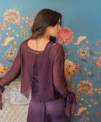 Blusa Capa de Seda Gundy