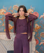 Blusa Capa de Seda Gundy