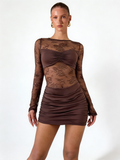 Vestido Corto Lace Rush