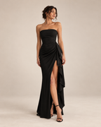 Vestido largo negro After Dark