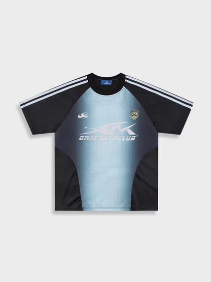 DCRB Distressed Camiseta de malla de fútbol
