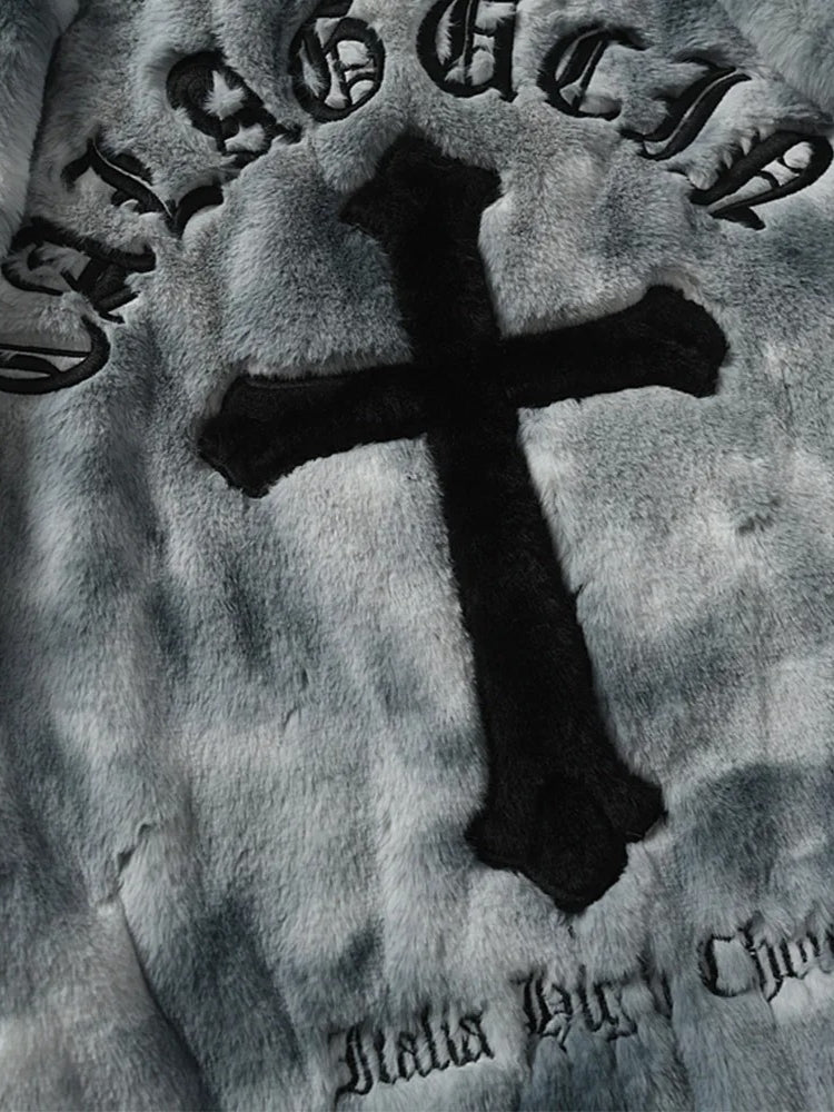 Decarba Vintage Warm Cross Chaqueta polar