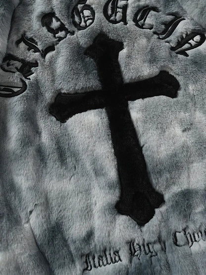 Decarba Vintage Warm Cross Chaqueta polar