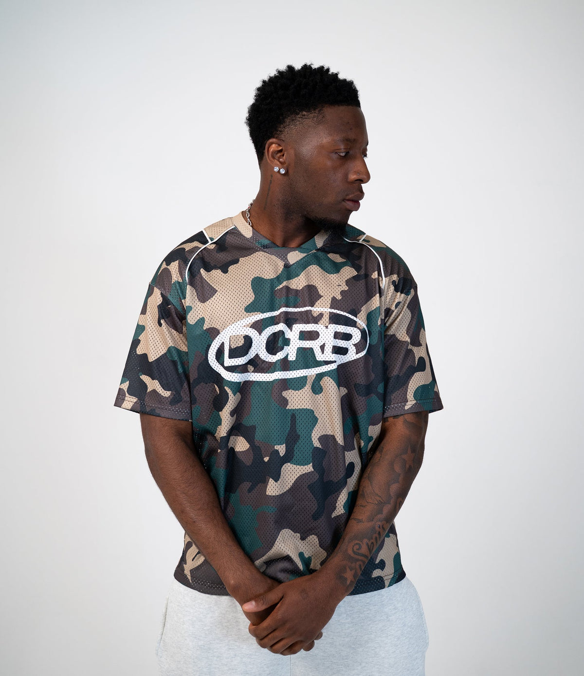 DCRB Camo Camiseta de fútbol