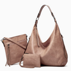 Conjunto de Tres Bolsos Hobo Suaves