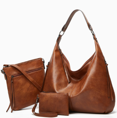 Conjunto de Tres Bolsos Hobo Suaves