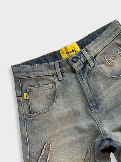 Decarba x Distressed Washed Vaqueros