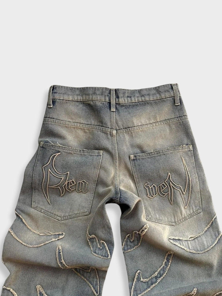 Decarba x Distressed Washed Vaqueros