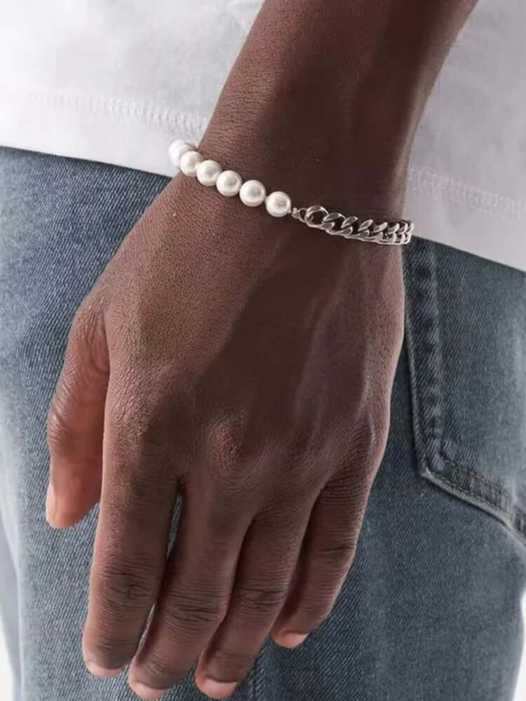 Media perla Pulsera - Havana