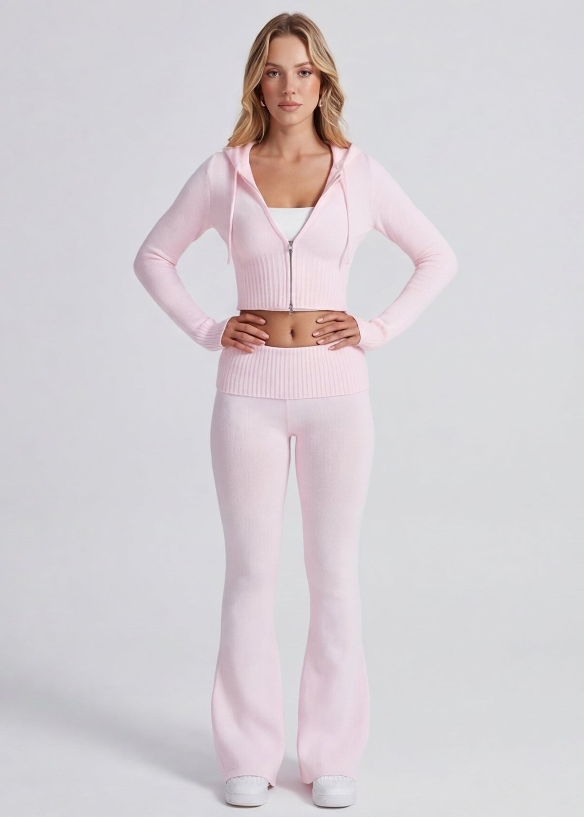 aria knit lounge set