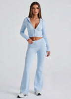 aria knit lounge set