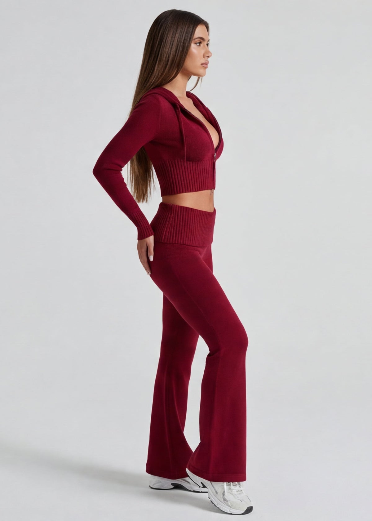 aria knit lounge set