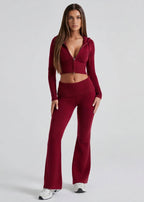 aria knit lounge set