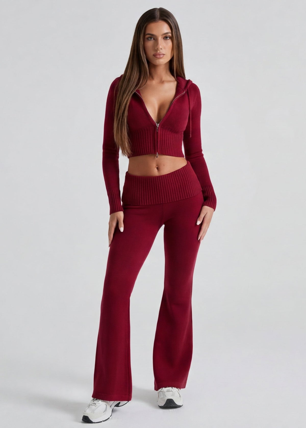 aria knit lounge set