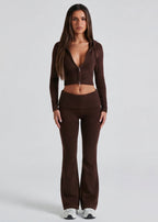 aria knit lounge set