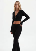 aria knit lounge set