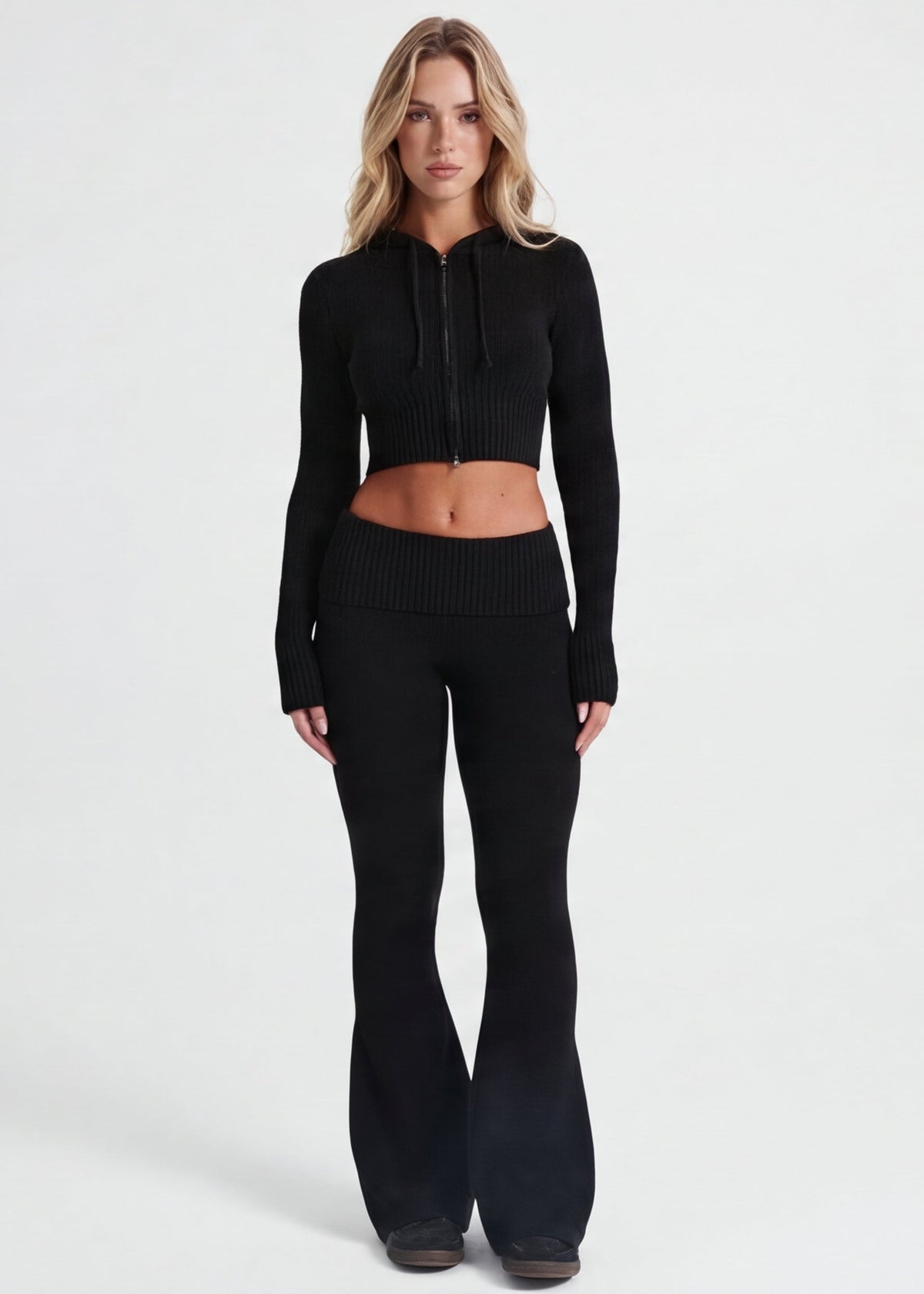 aria knit lounge set