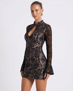 Vestido Corto Midnight Muse Lace
