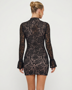 Vestido Corto Midnight Muse Lace