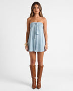 Vestido Corto Aria Bow