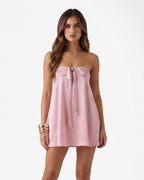 Vestido Corto Aria Bow