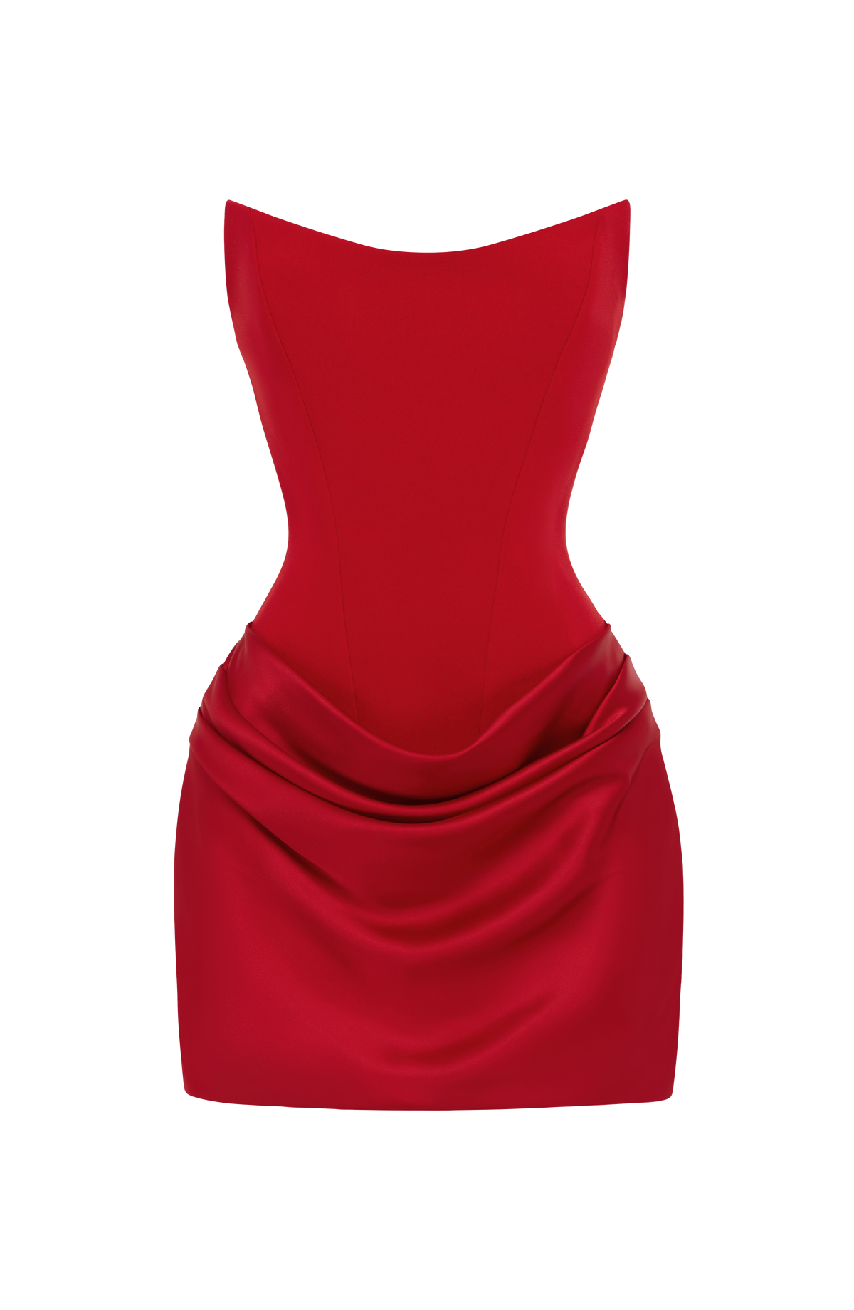 Vestido corto Maggie rojo, vista 12