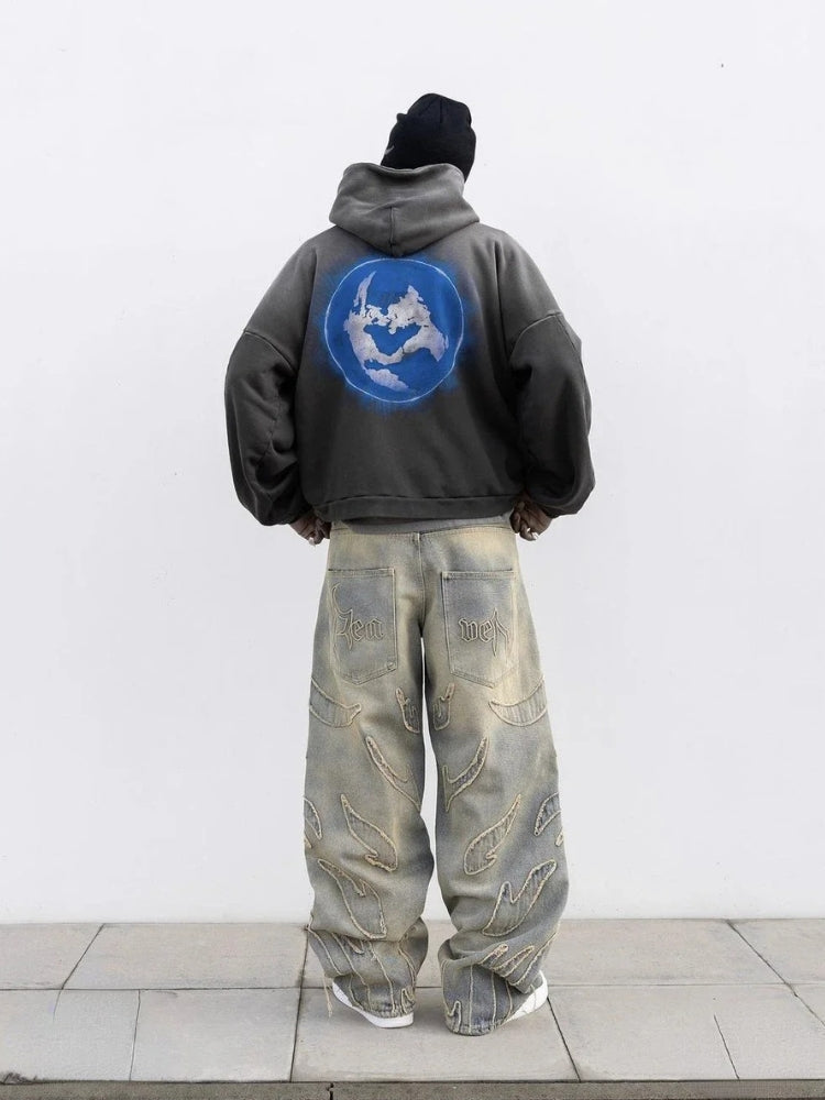 Decarba x Distressed Washed Vaqueros