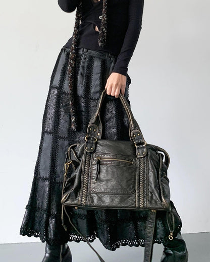 ARIA | Bolso de hombro de tejido vintage