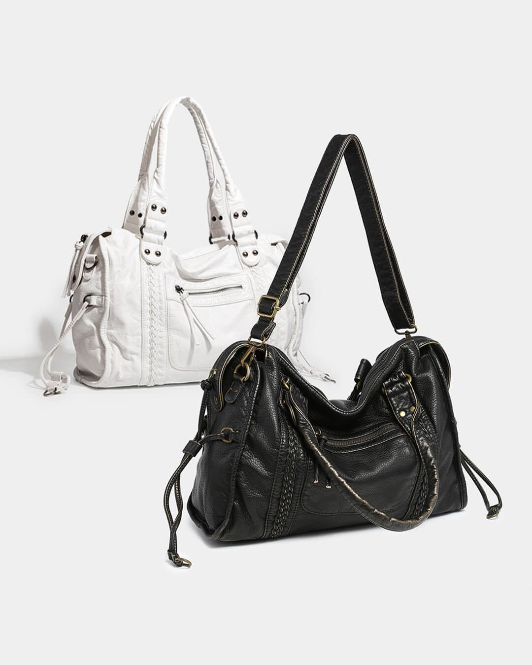 ARIA | Bolso de hombro de tejido vintage