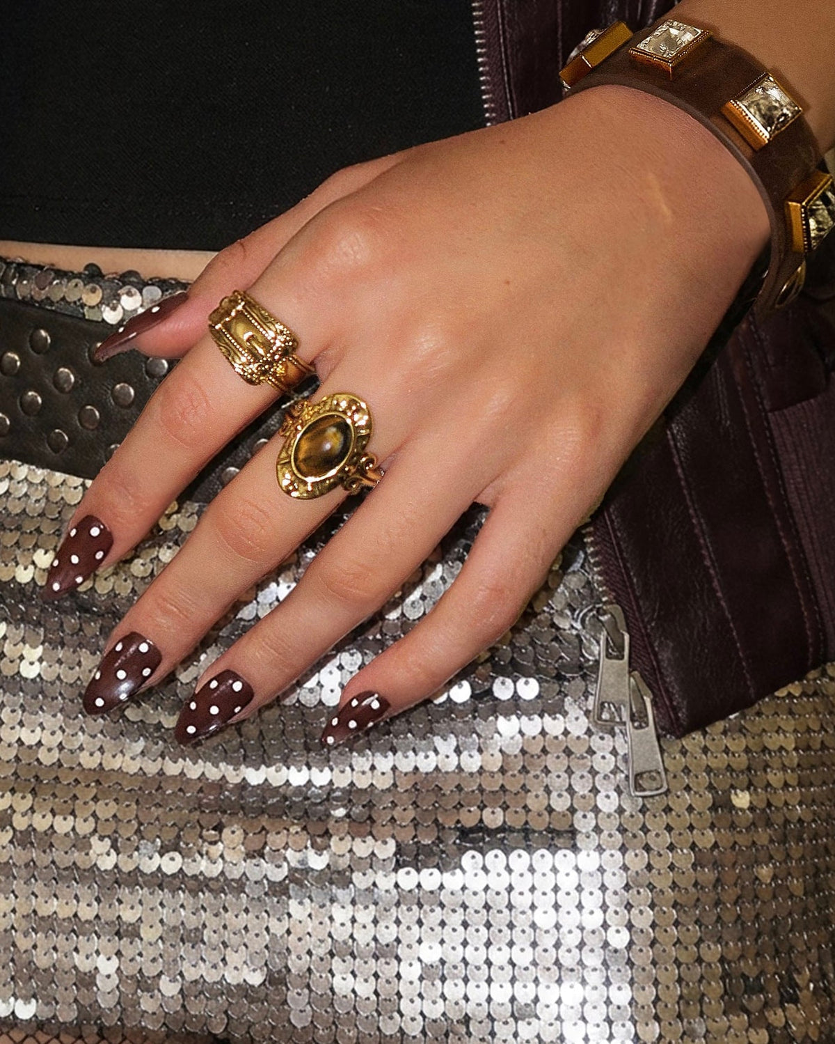 Mojave Buckle Belt Ring in Gold