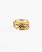 Rosa Band Ring in Silver