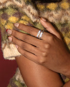 Astral Glow Ring in Silver