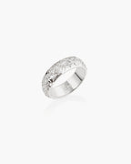 Serenade of Orchid Ring in Silver
