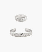 Serenade of Orchid Ring in Silver