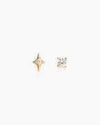 Sparkle Flat Back Helix Earring Set