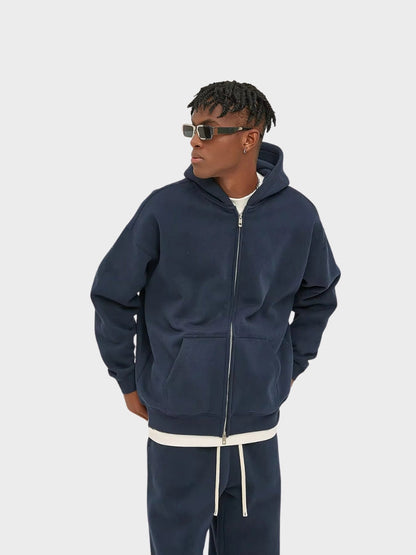 350 GSM Sudadera de calidad con cremallera